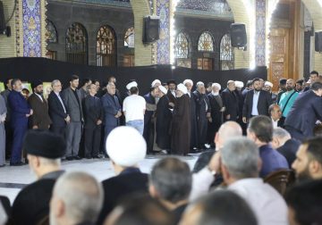 السيد شفقت شيرازي يقدم واجب العزاء في استشهاد الرئيس الإيراني ومرافقيه