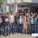 سرینگر: ٹھیکیداروں کا واجبات کی عدم ادائیگی کے خلاف احتجاج