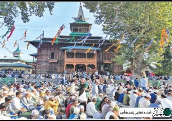 سرینگر:ہزاروں عقیدت مندوں کی درگاہ نقشبند صاحب میں خوجہ دگر اجتماع میں شرکت
