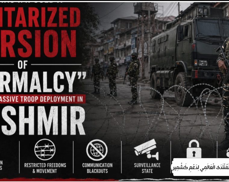 جموں و کشمیر میں معمولاتِ زندگی کی بحالی کابھارتی دعویٰ زمینی حقائق کے برعکس ہے: حریت کانفرنس