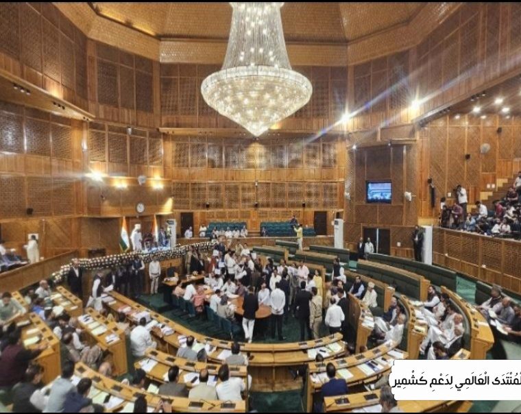 بی جے پی اور بیوروکریسی کی مخالفت کے باوجود مقبوضہ جموں و کشمیر اسمبلی میں ریاستی حیثیت کی قرارداد منظور