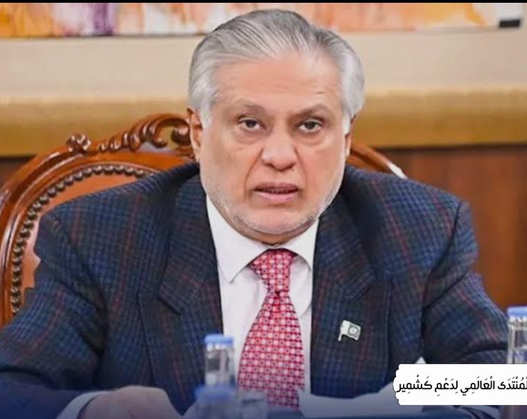 اکستان ہر عالمی فورم پر کشمیری عوام کی آواز بلند کرتا رہے گا: اسحاق ڈار